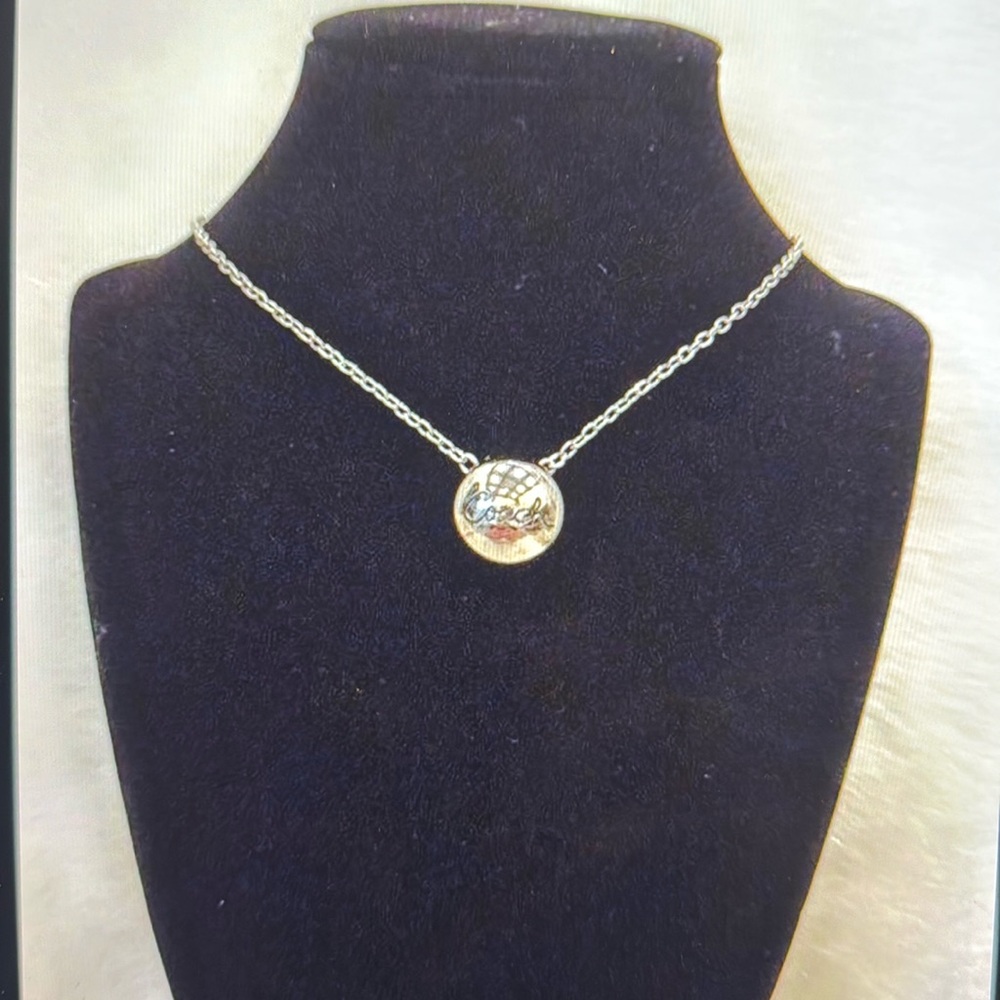 Coach Silver Necklace